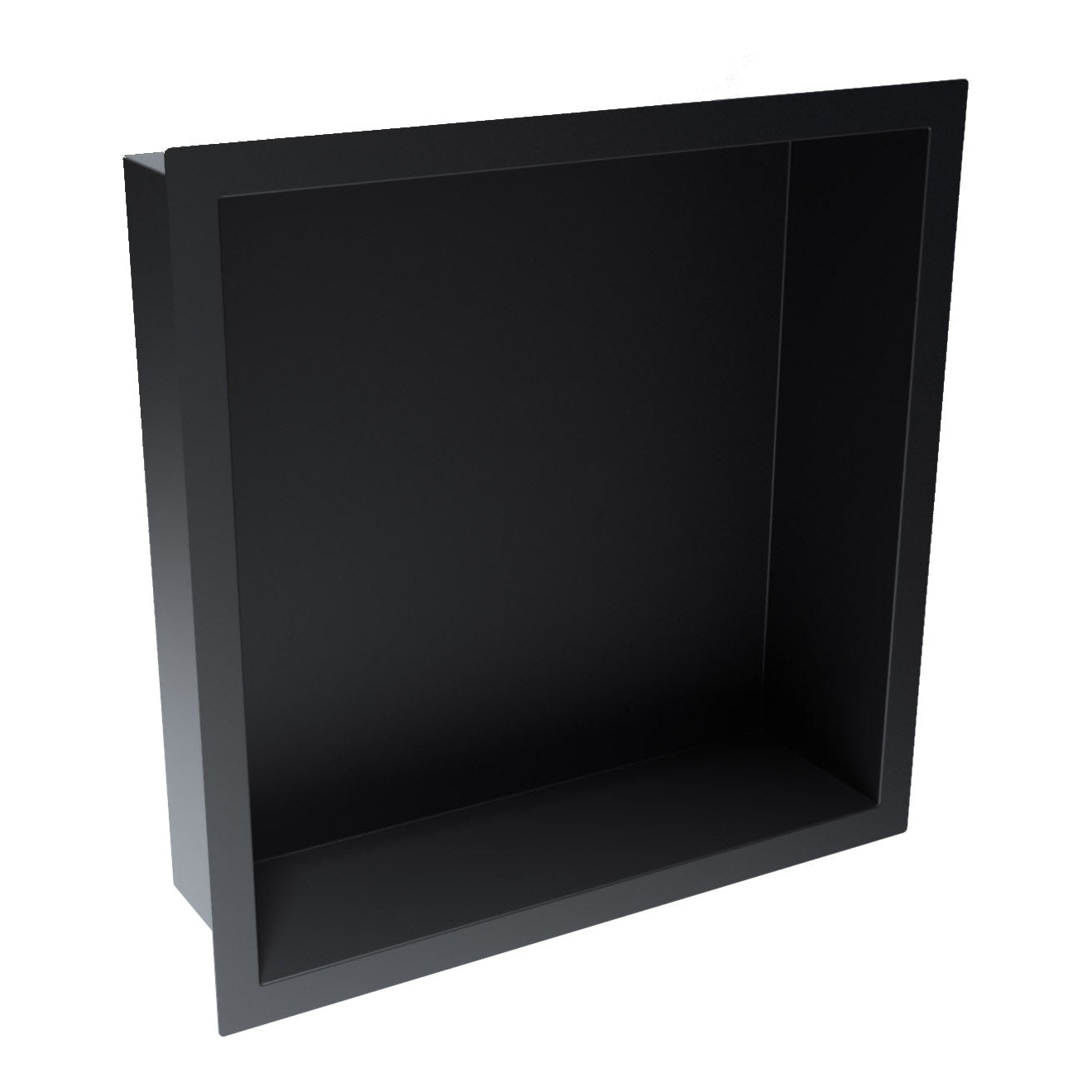 Fairford Inset Shower Niche 300 x 300 Matt Black