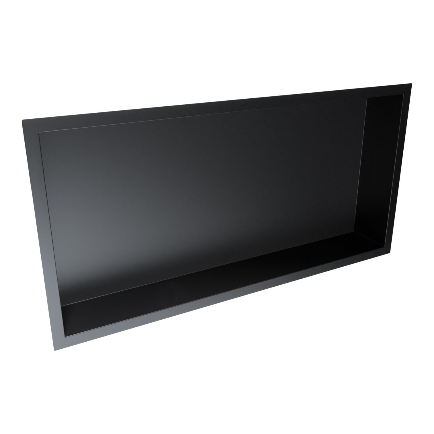 Fairford Inset Shower Niche 600 x 300 Matt Black