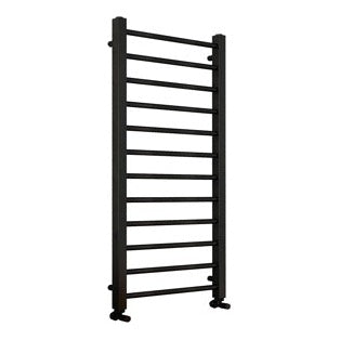 Fairford Atlas 1200 x 500mm Matt Black Towel Rail