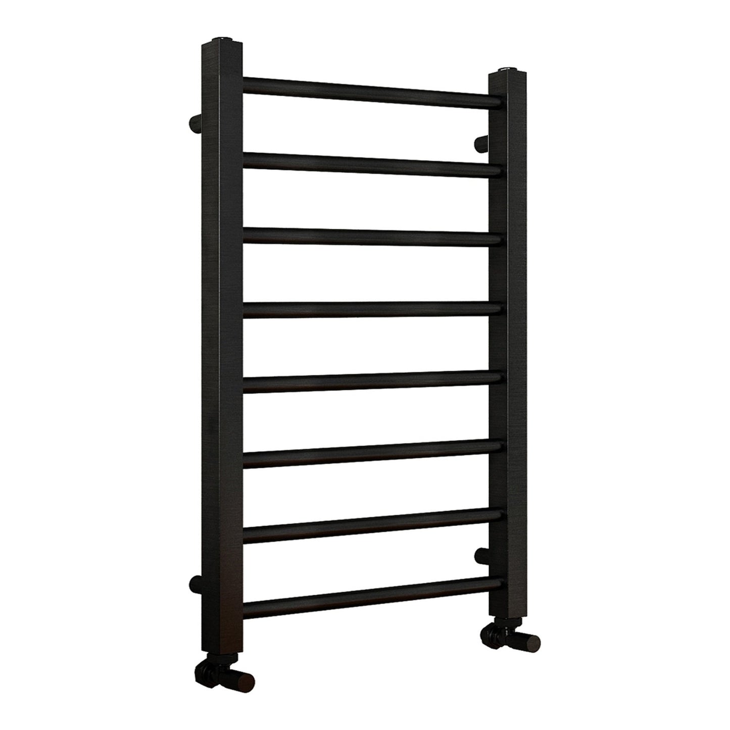 Fairford Atlas 800 x 500mm Matt Black Towel Rail