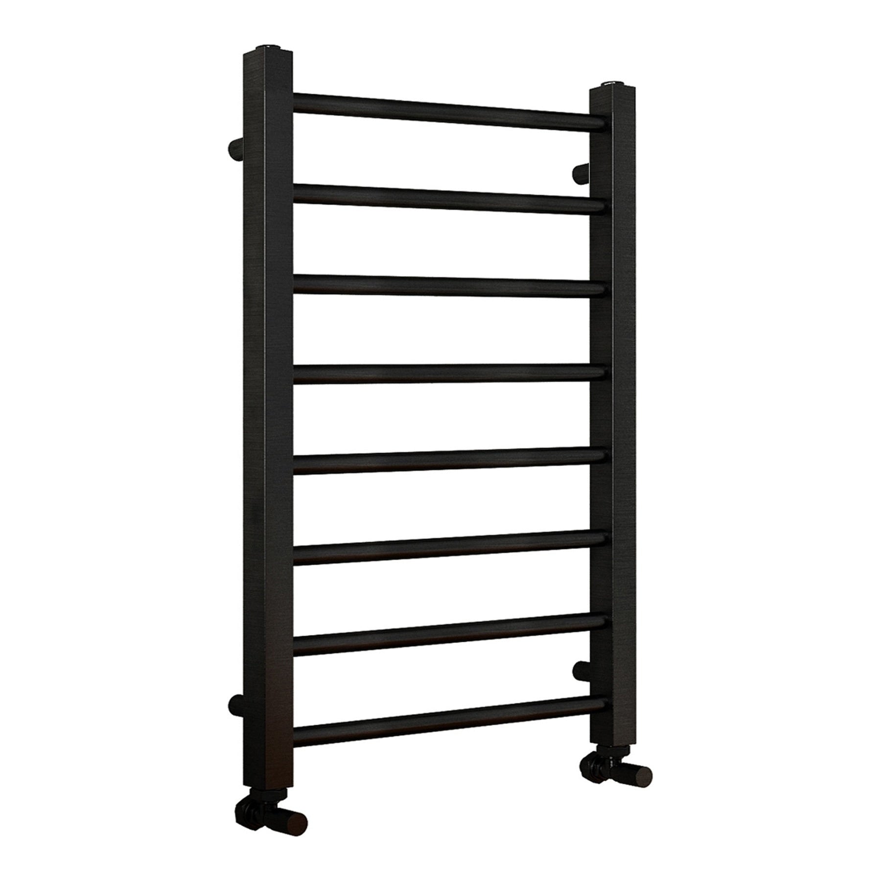 Fairford Atlas 800 x 500mm Matt Black Towel Rail