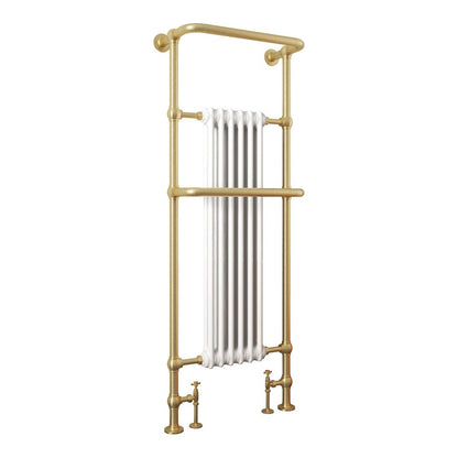 Fairford Cambridge 1510 x 510mm Brushed Brass Towel Rail