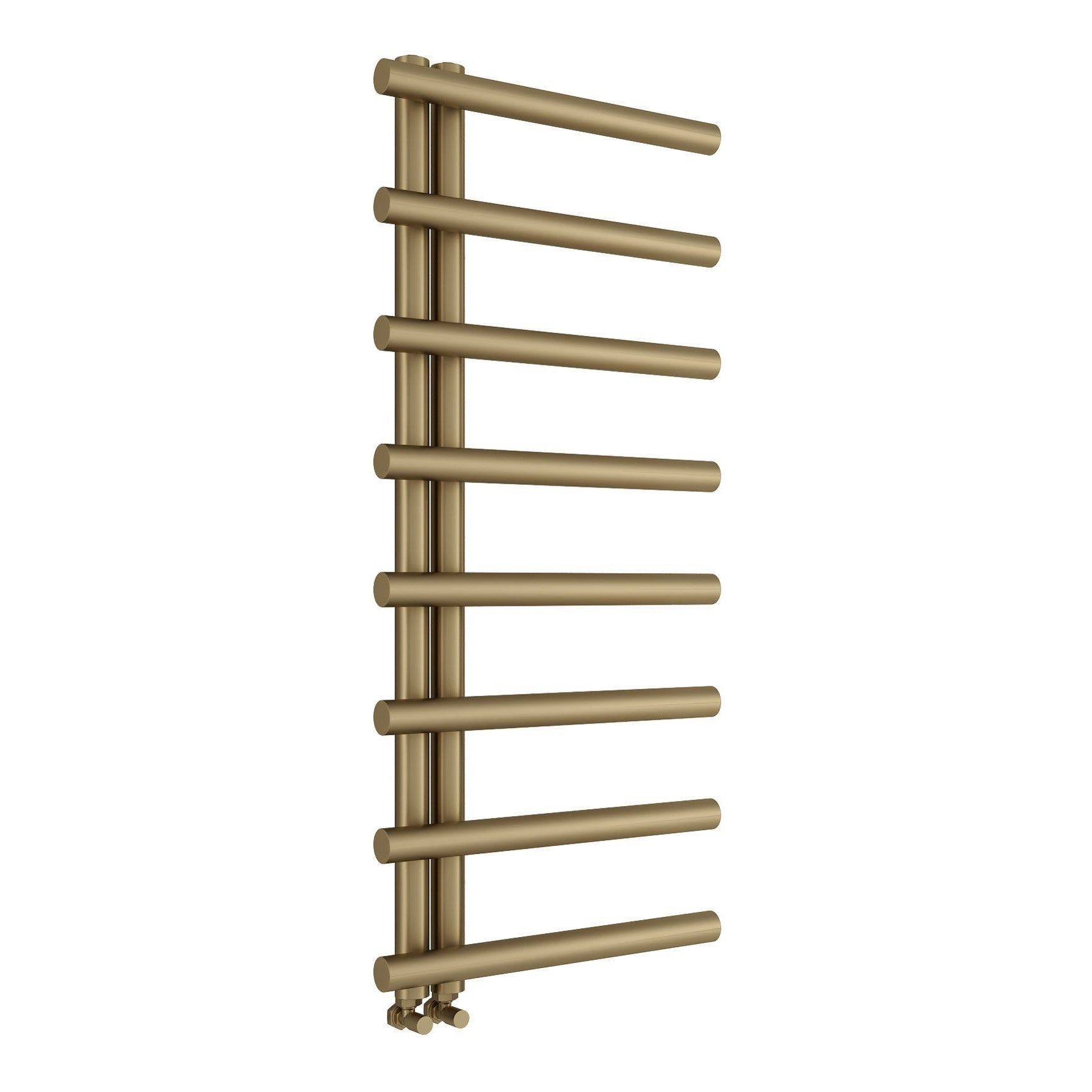Fairford Leyte 1150 x 500mm Brushed Brass Towel Rail