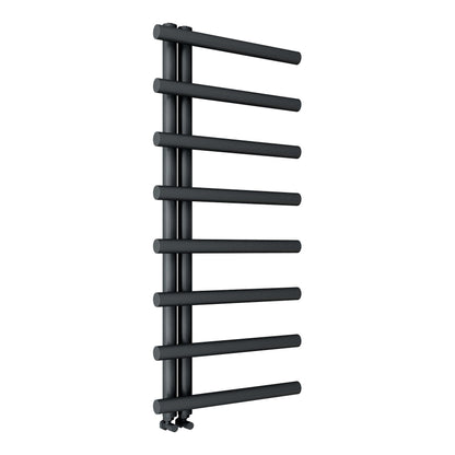 Fairford Leyte 1150 x 500mm Matt Black Towel Rail