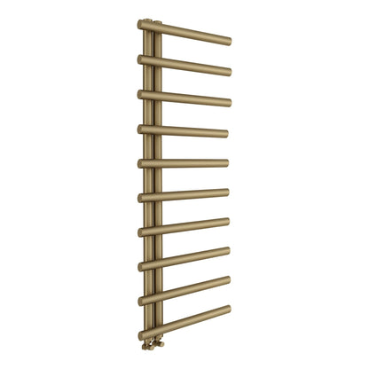 Fairford Leyte 1450 x 500mm Brushed Brass Towel Rail