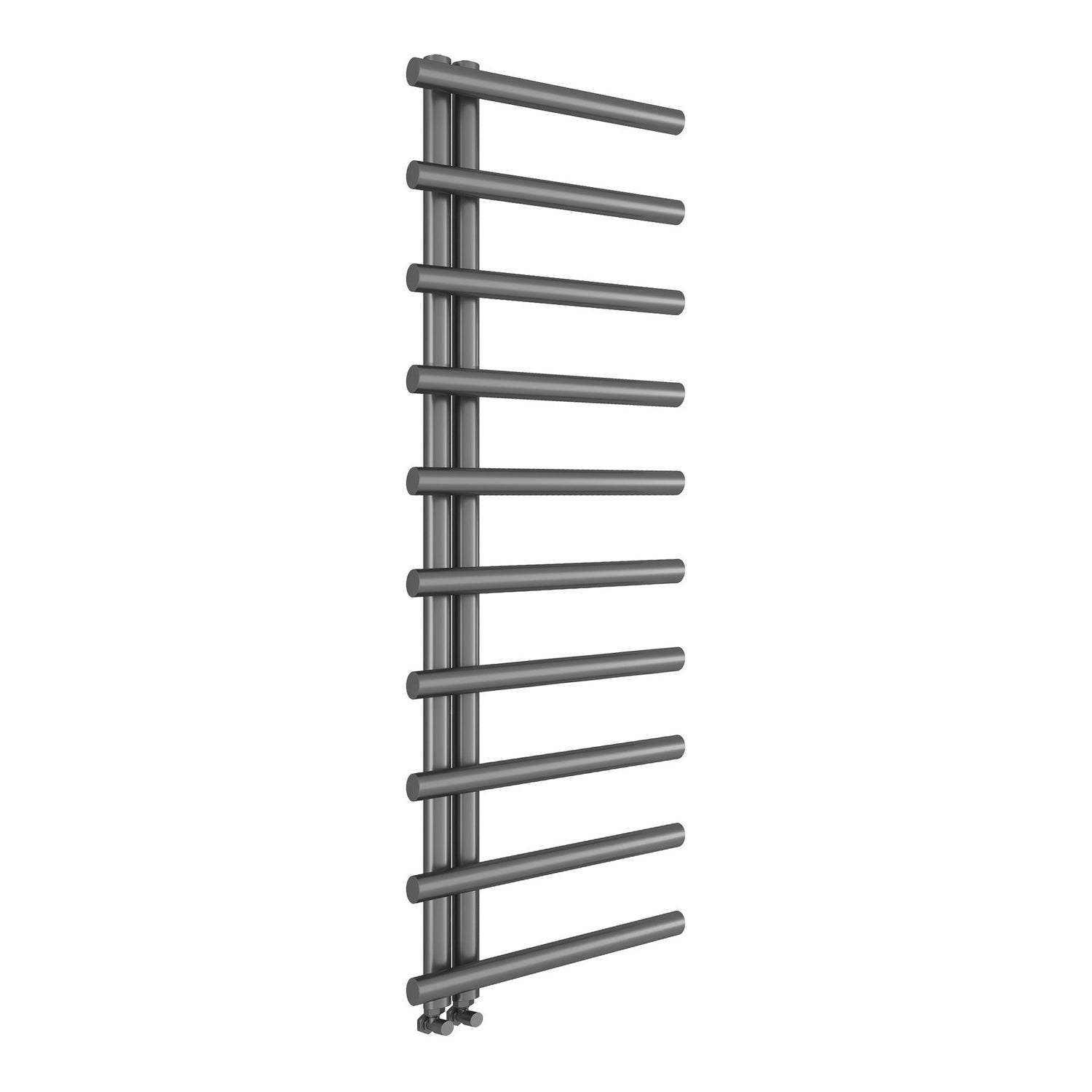 Fairford Leyte 1450 x 500mm Gunmetal Towel Rail