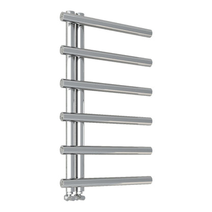 Fairford Leyte 850 x 500mm Chrome Towel Rail
