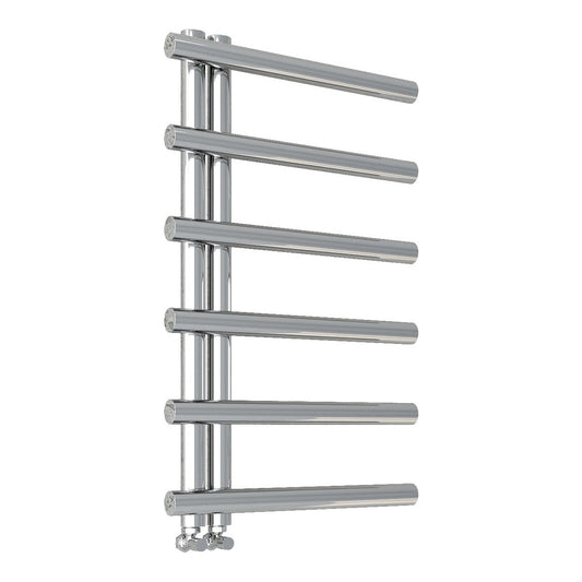 Fairford Leyte 850 x 500mm Chrome Towel Rail