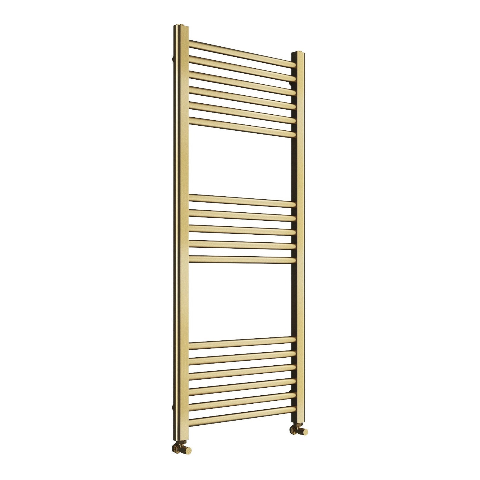 Fairford Metis 1200 x 400mm Brushed Brass Towel Rail