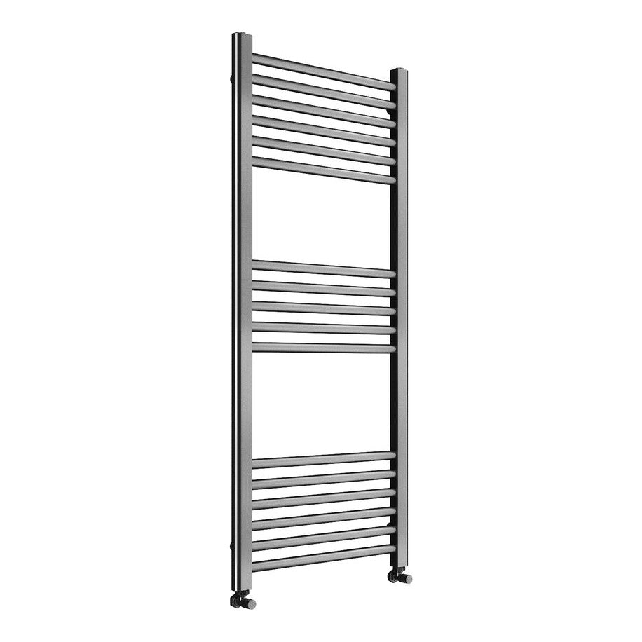 Fairford Metis 1200 x 400mm Gunmetal Towel Rail