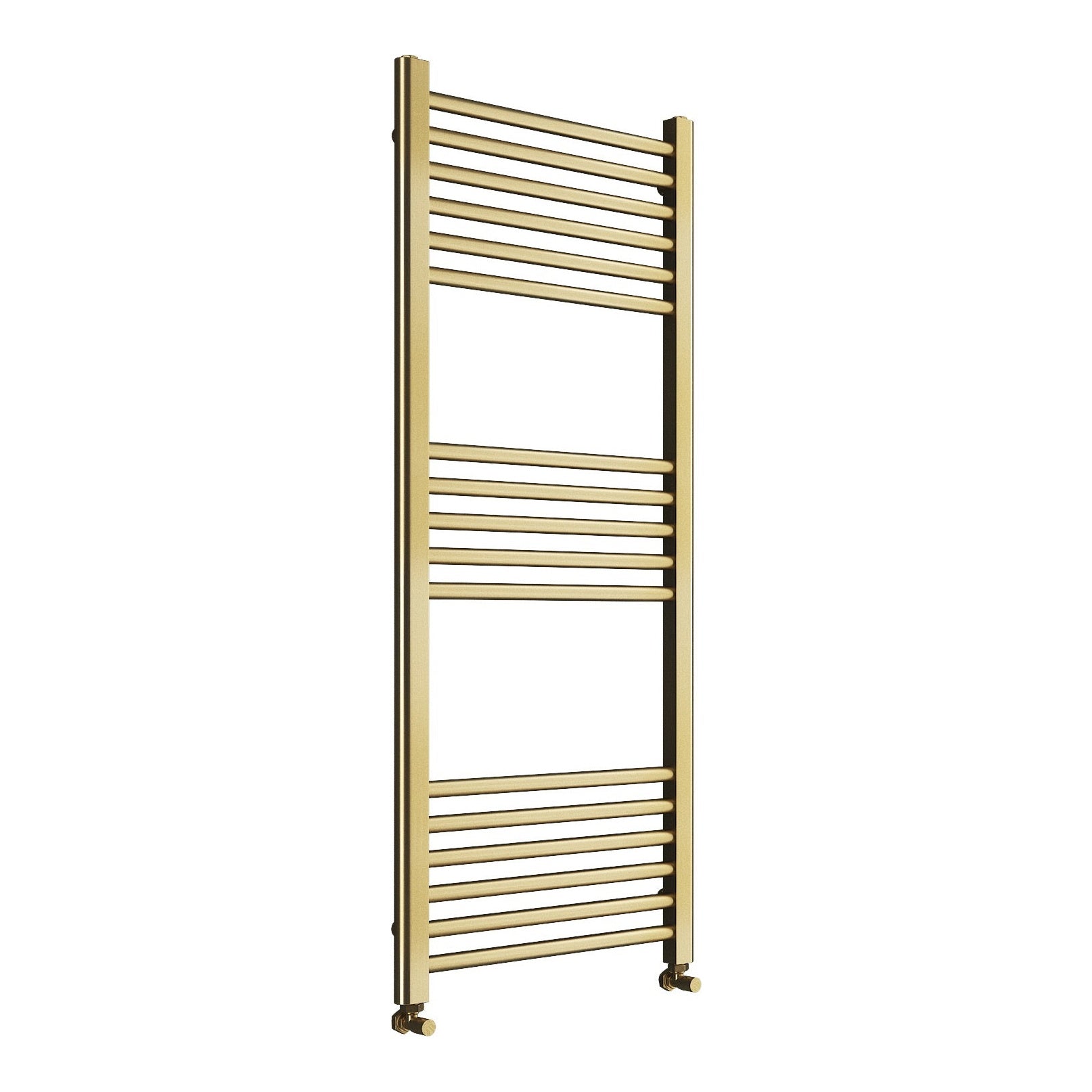 Fairford Metis 1200 x 500mm Brushed Brass Towel Rail