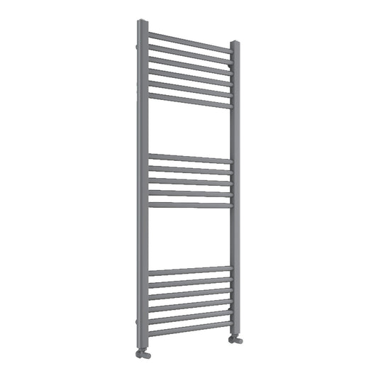 Fairford Metis 1200 x 500mm Gunmetal Towel Rail