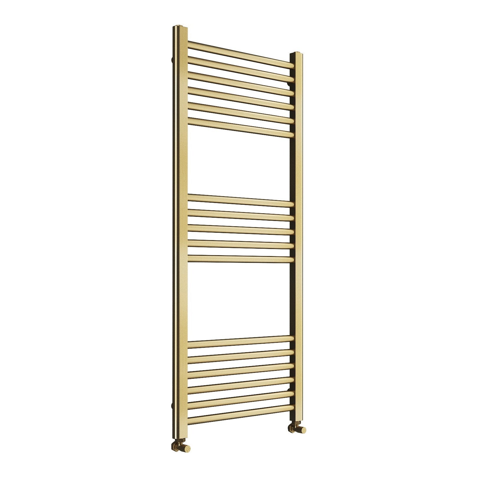 Fairford Metis 1200 x 600mm Brushed Brass Towel Rail