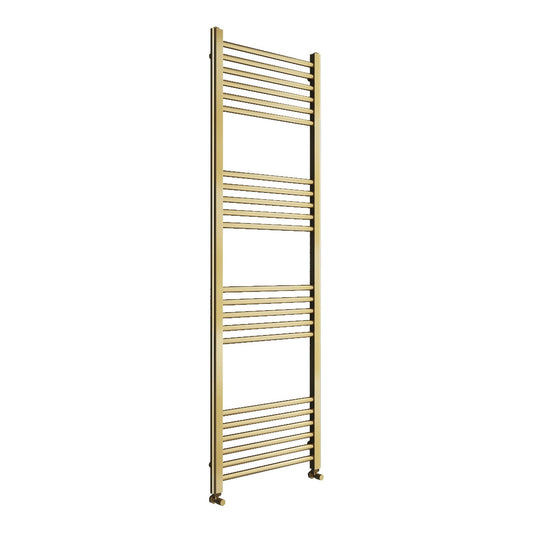 Fairford Metis 1600 x 400mm Brushed Brass Towel Rail