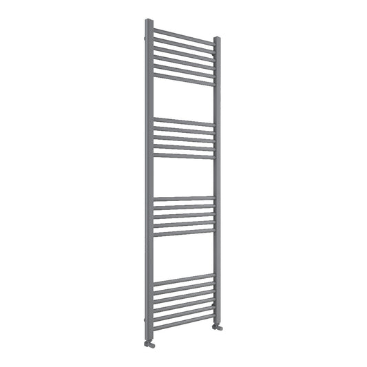 Fairford Metis 1600 x 500mm Gunmetal Towel Rail