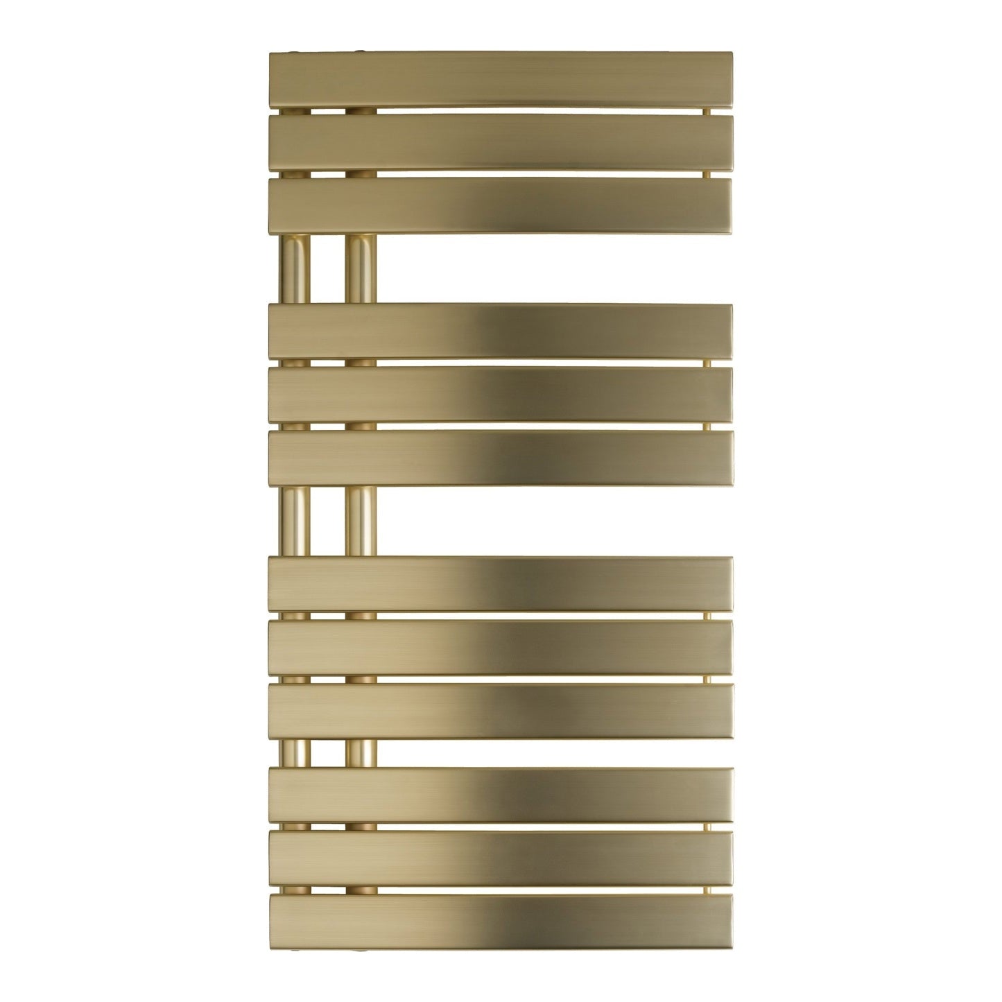 Fairford Peak 1080 x 550mm Brushed Brass Towel Rail