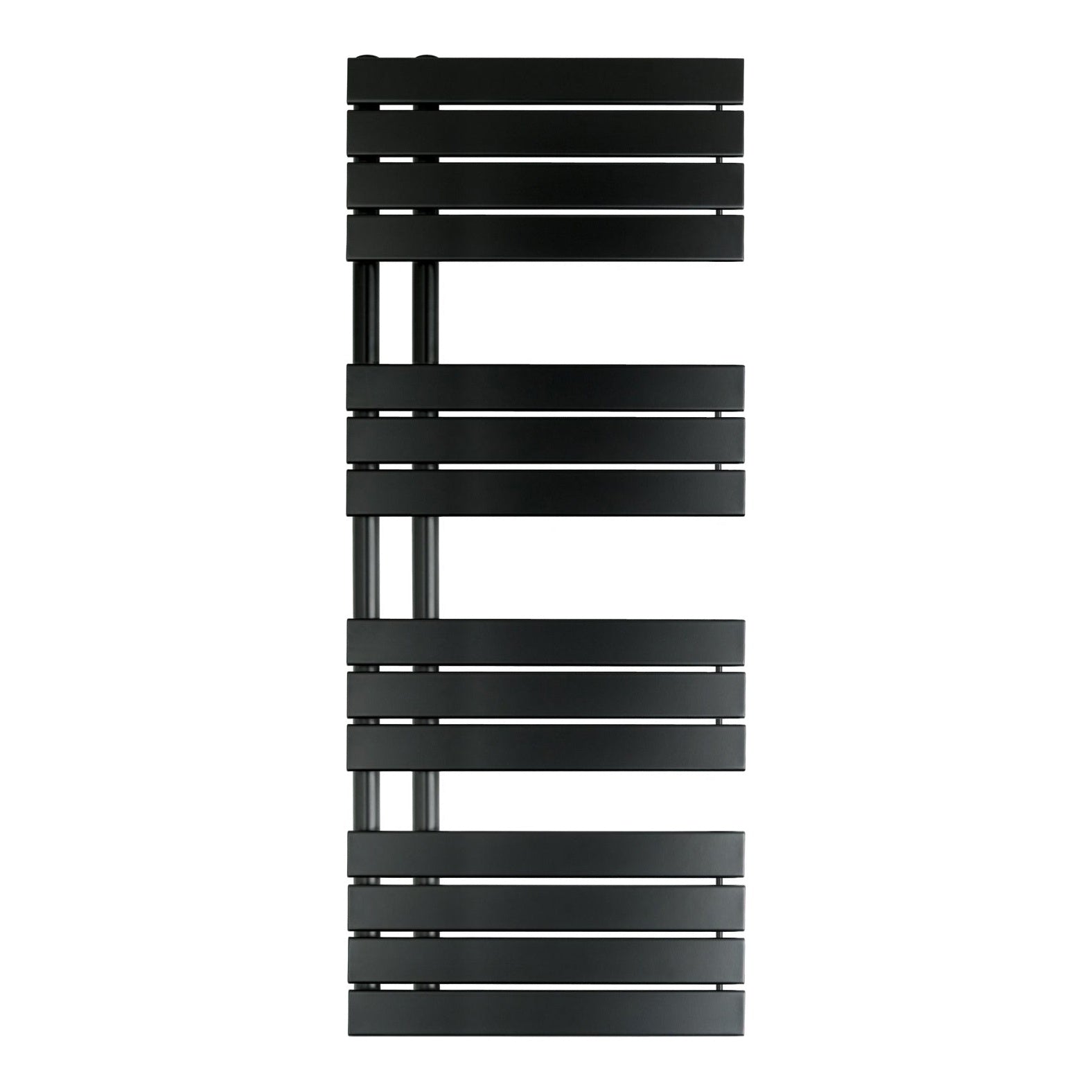 Fairford Peak 1400 x 550mm Matt Black Towel Rail