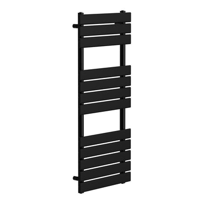 Fairford Stack 1200 x 500mm Matt Black Towel Rail