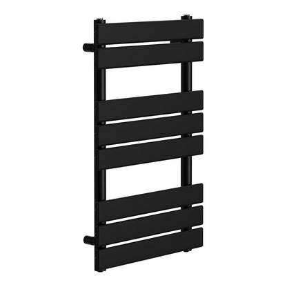 Fairford Stack 800 x 500mm Matt Black Towel Rail