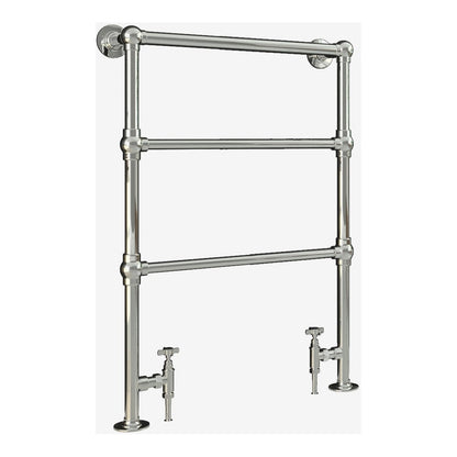 Fairford Winchester 966 x 673mm Chrome Floor Standing Towel Rail