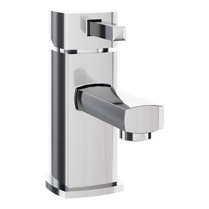 Fairford Kingswood Basin Mixer with Push Button Waste