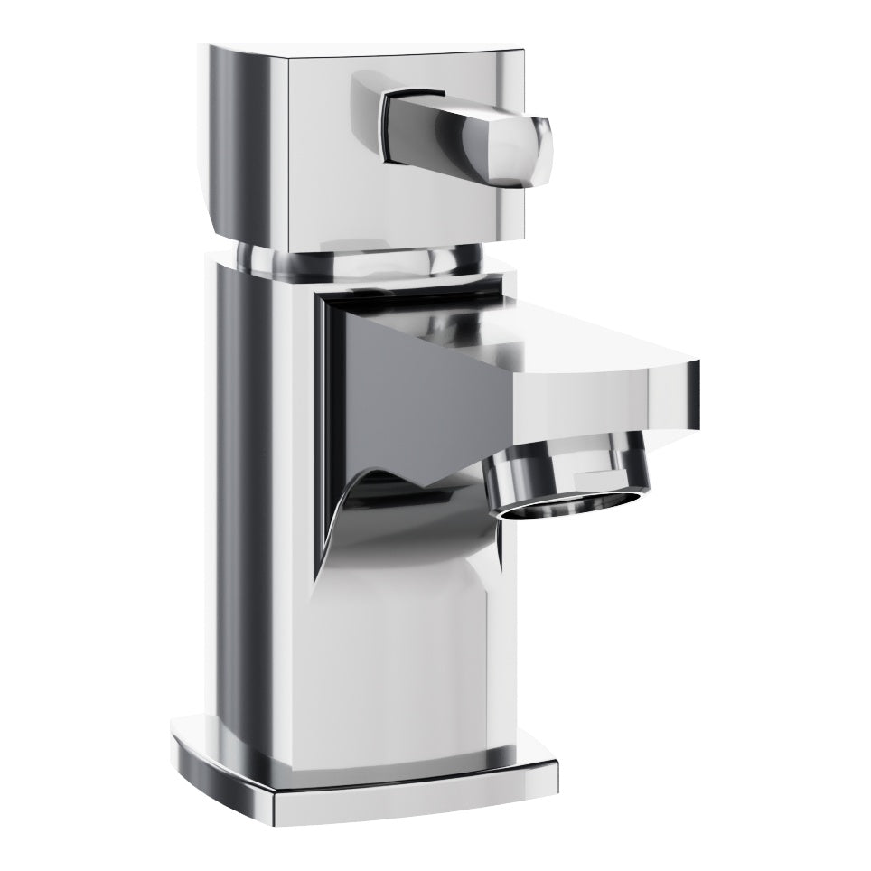 Fairford Kingswood Mini Basin Mixer with Push Button Waste