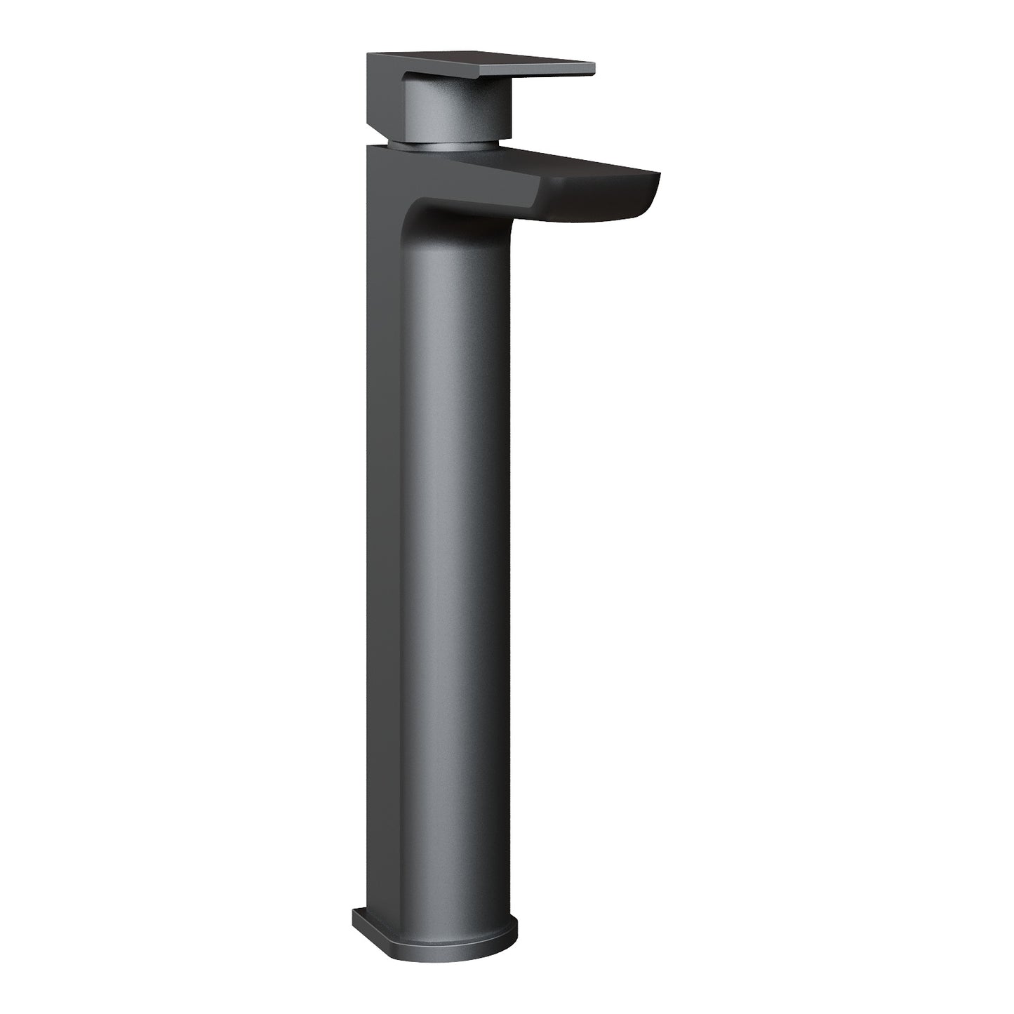 Fairford Una Matt Black High Rise Basin Mixer