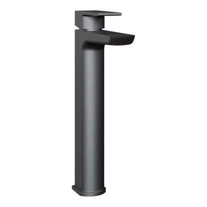 Fairford Una Matt Black High Rise Basin Mixer