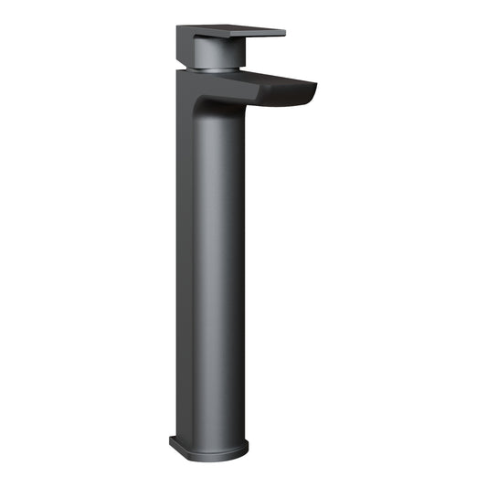 Fairford Una Matt Black High Rise Basin Mixer