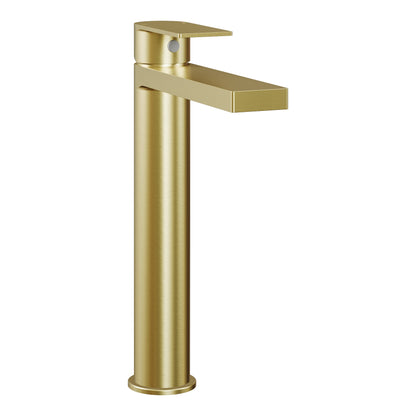 Fairford Loft Brushed Brass High Rise Basin Mixer