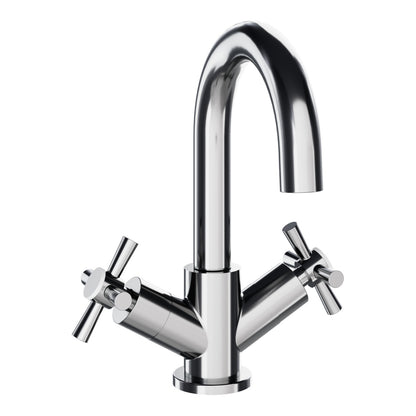 Fairford Lineka Basin Mixer with Push Button Waste