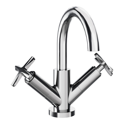 Fairford Verso Basin Mixer with Push Button Waste