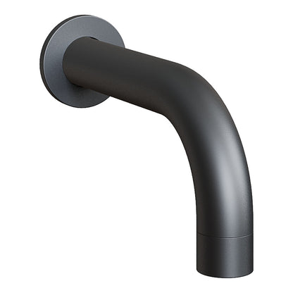 Fairford Element 7 Matt Black Short Spout for Wall Mounted Basin Mixer