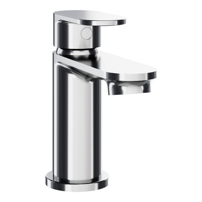 Rivato Tiber Mini Basin Mixer with Push Button Waste