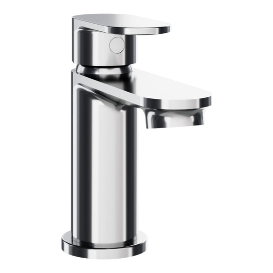 Rivato Tiber Mini Basin Mixer with Push Button Waste