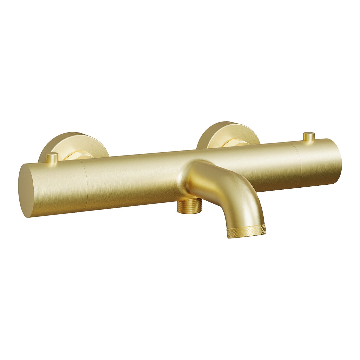 Fairford Element 7 Brushed Brass Wall Mounted Bath Shower Mixer