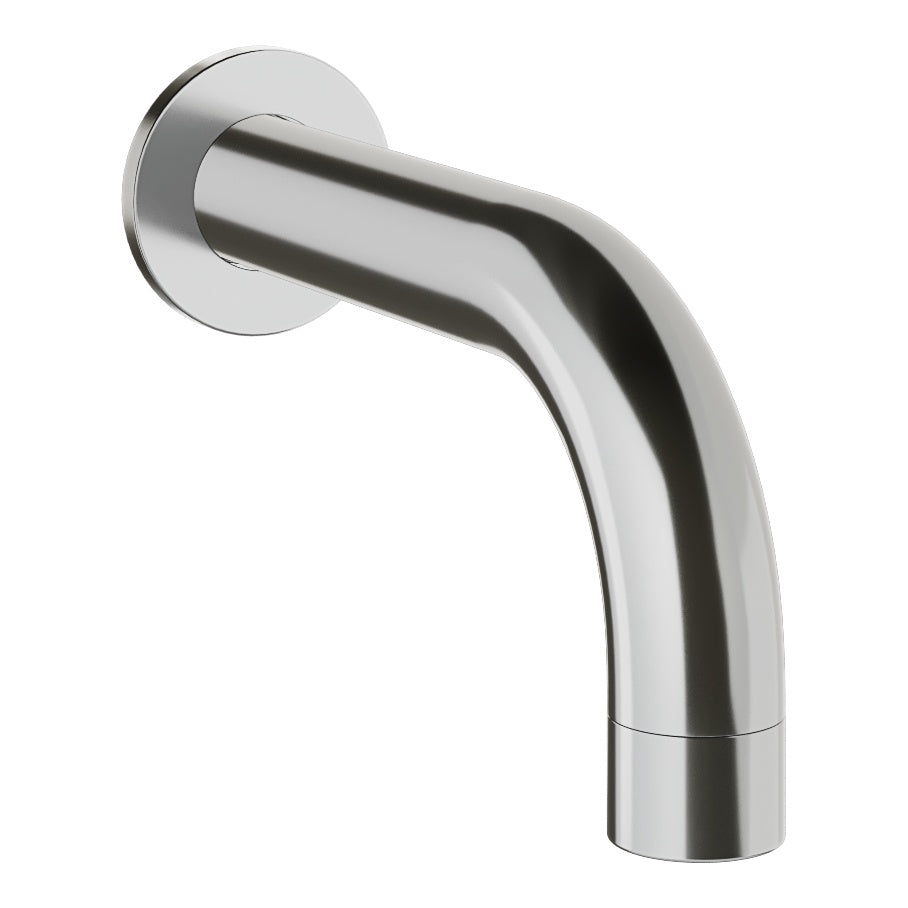 Fairford Element 7 Chrome Short Spout for Wall Mounted Basin Mixer