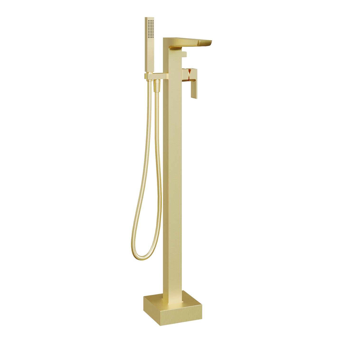 Fairford Una Brushed Brass Freestanding Bath Shower Mixer