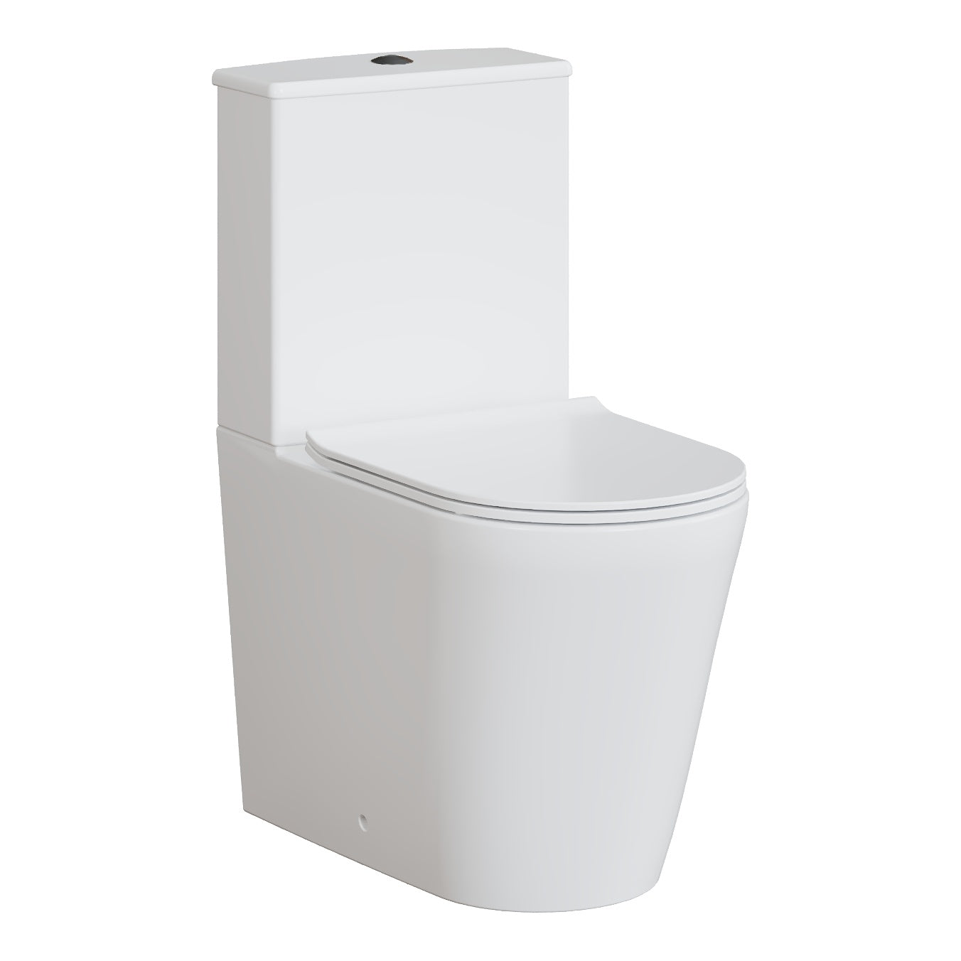 Fairford Sierra Pure Rimless Close Coupled Toilet with Soft Close Seat