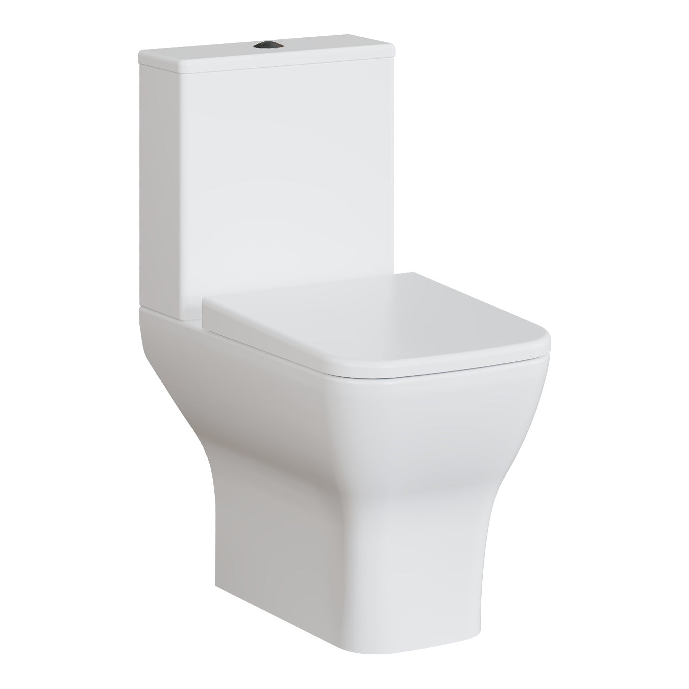 Fairford Grove Close Coupled Rimless Toilet with Wrapover Seat