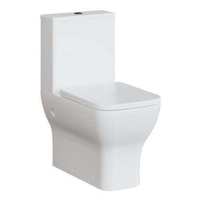 Fairford Grove Fully Flush To Wall Close Coupled Toilet with Soft Close Seat