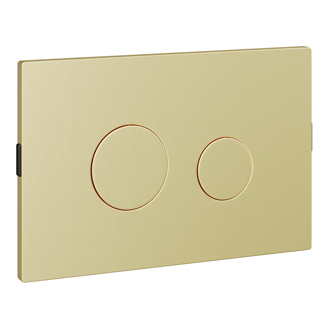 Fairford Filo Concealed Cistern with Brushed Brass Flush Button