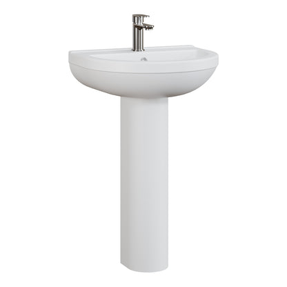 Fairford Hora 550mm 1TH Basin and Pedestal