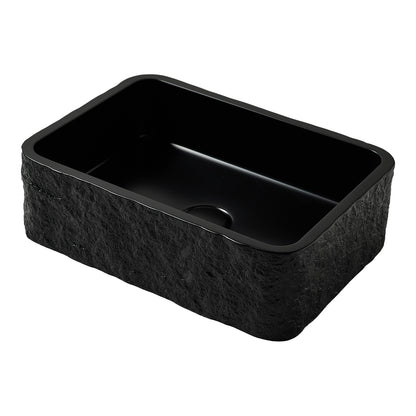 406 x 286mm Naturale Black Rectangle Countertop Basin