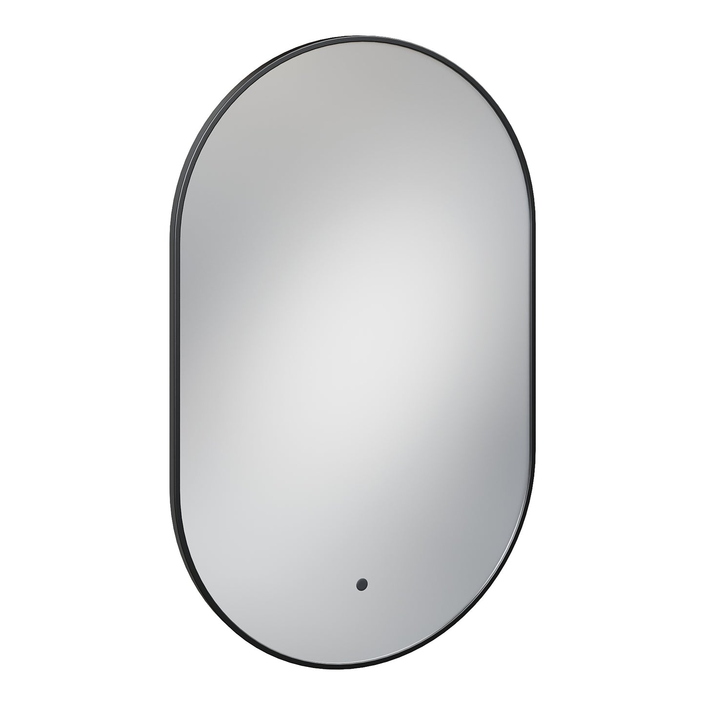 Fairford Aubrey Matt Black 500 x 800mm Mirror