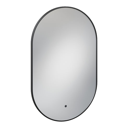 Fairford Velaro Matt Black 500 x 800mm Mirror