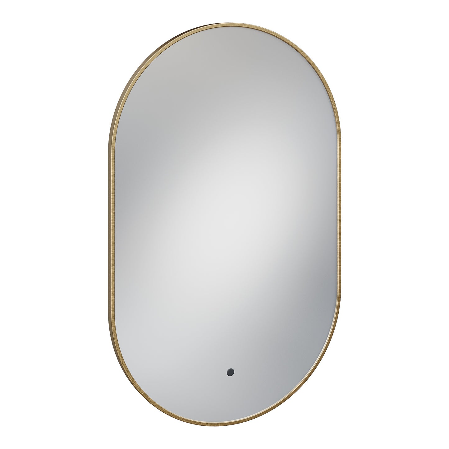 Fairford Aubrey Brushed Brass 500 x 800mm Mirror