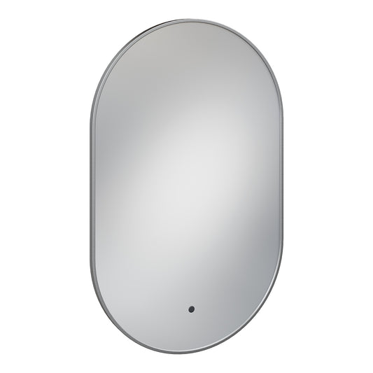 Fairford Aubrey Gunmetal 500 x 800mm Mirror
