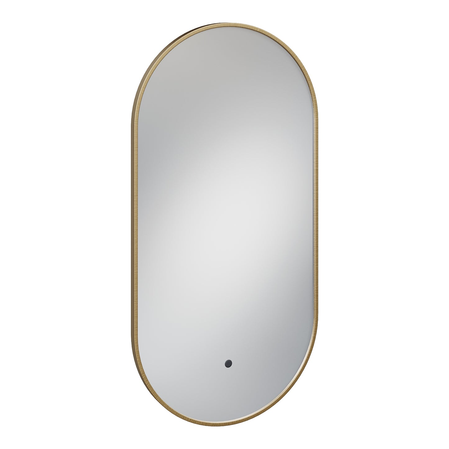 Fairford Aubrey Slim Brushed Brass 400 x 800mm Mirror