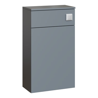 Fairford Carnation 500mm Gloss Grey WC Unit
